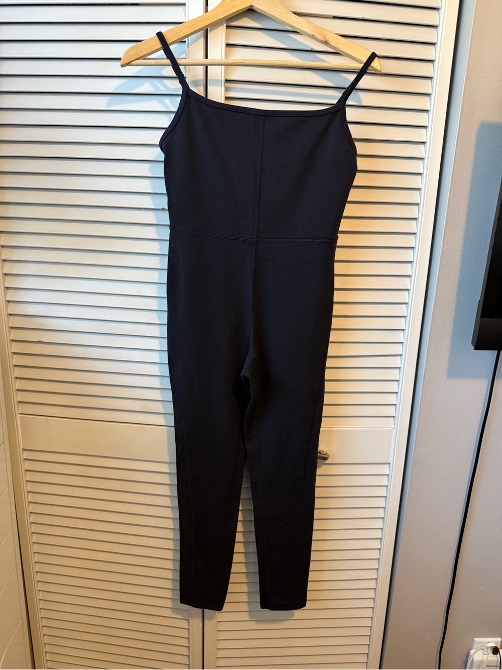 Wilfred Black Spaghetti-Strap Jumpsuit